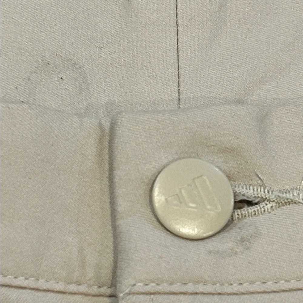 Adidas Men's Go-To- Five-Pocket Tapered Fit Golf Pants size 38 W/ 32 L Cream